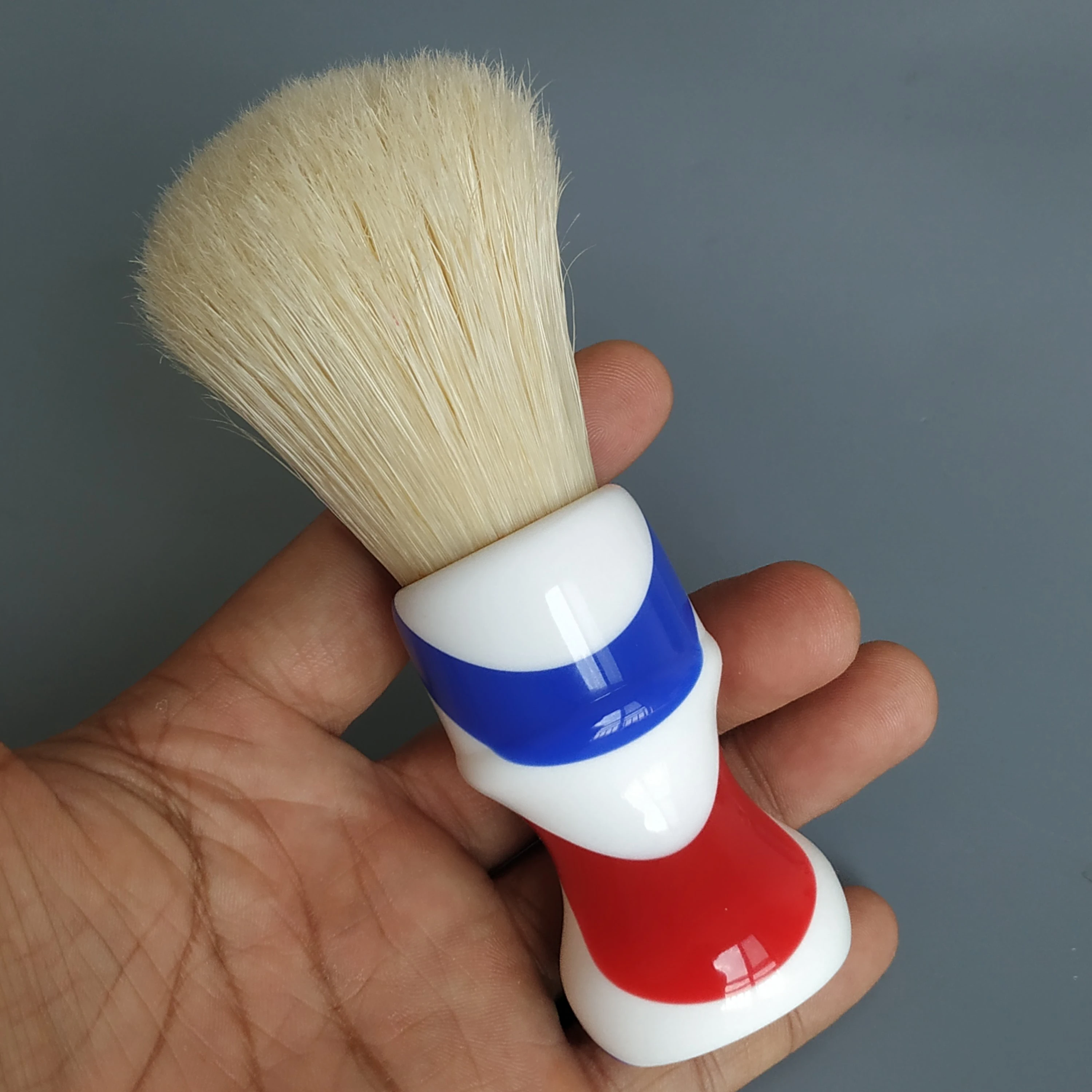Щетка для бритья волос dscosmetic plisoft из кабановой щетины - Фотография_6