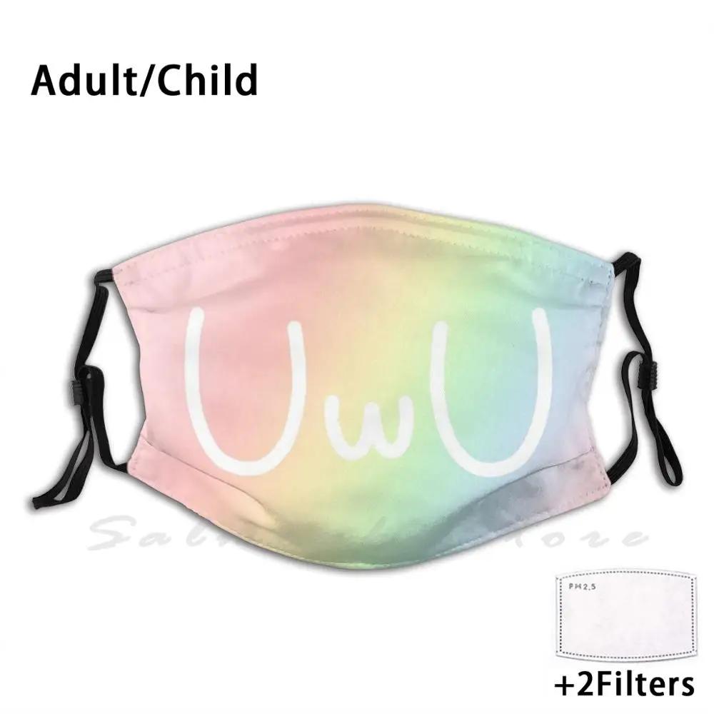 Uwu pastel радуга взрослые дети