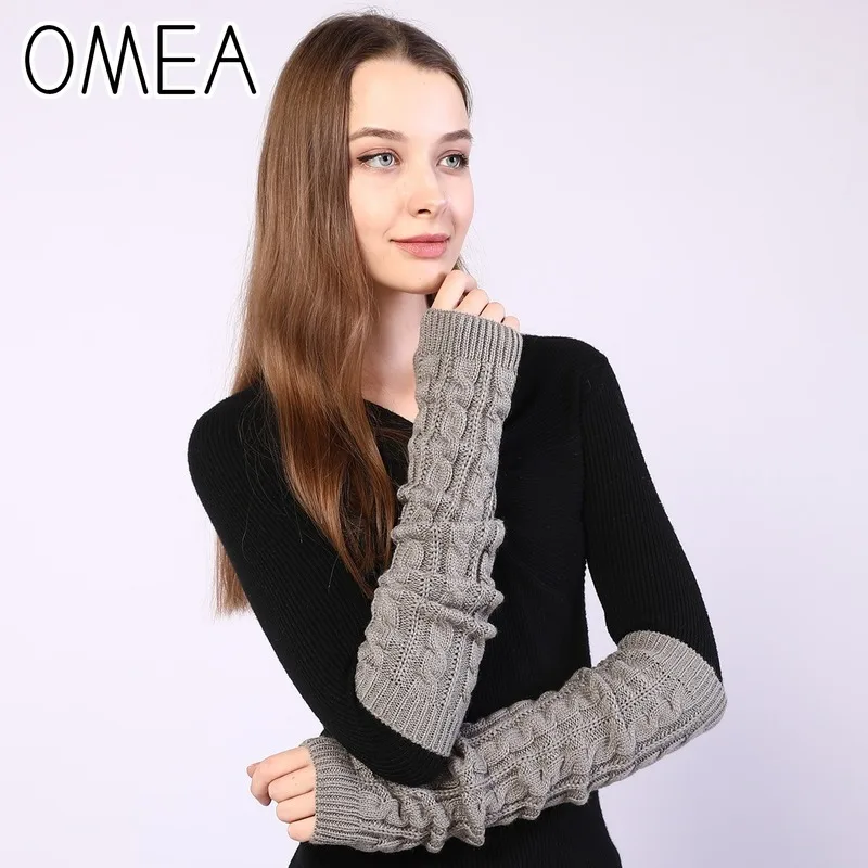 Женские трикотажные перчатки omea - Фотография_4