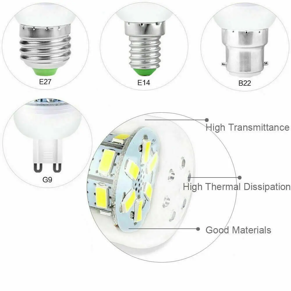 E27 светодиодная лампа e14 led - Фотография_3