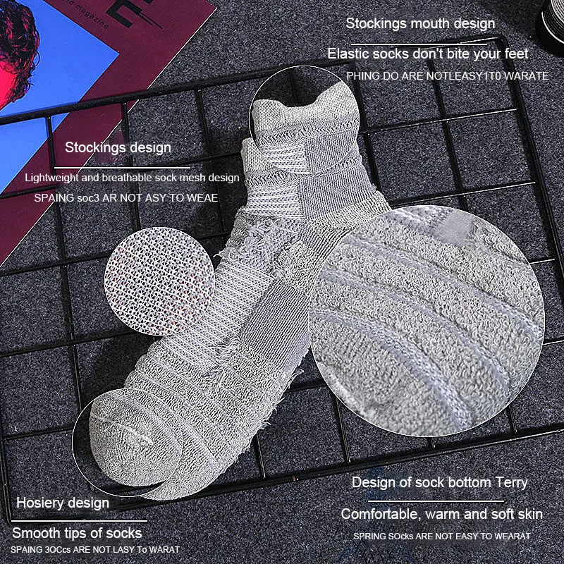 Мужские дышащие хлопковые носки - Фотография_5