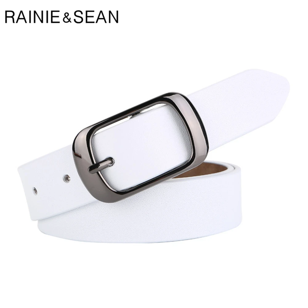 Rainie sean белый ремень женский