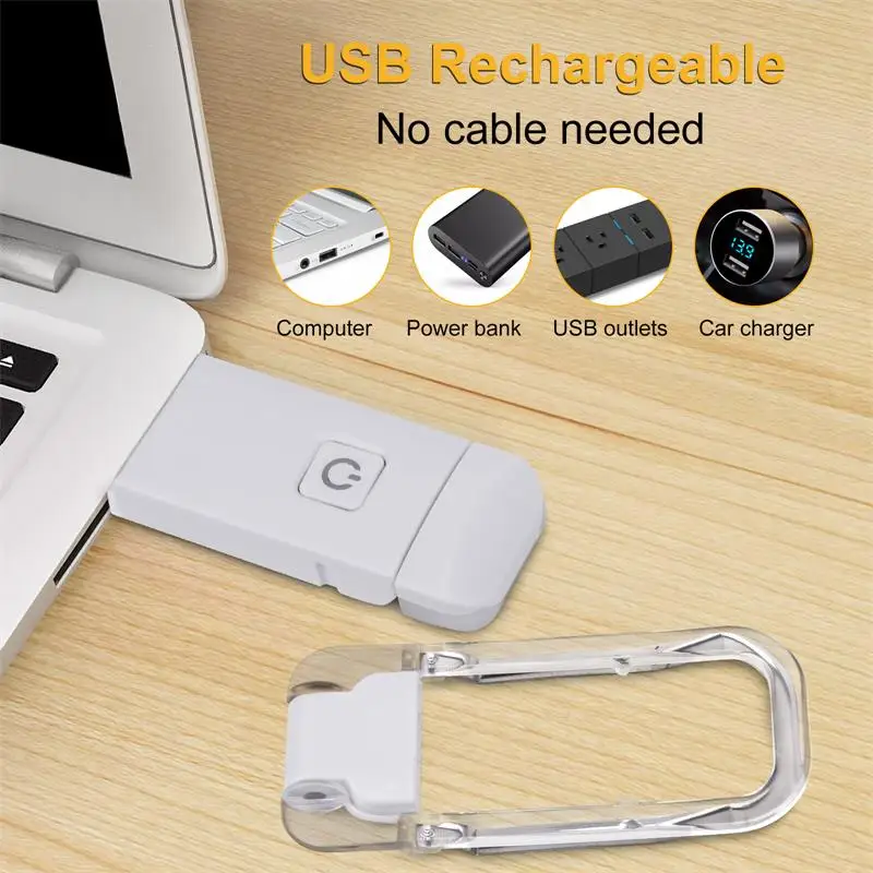 Светодиодный usb перезаряжаемый светильник для книг - Фотография_4