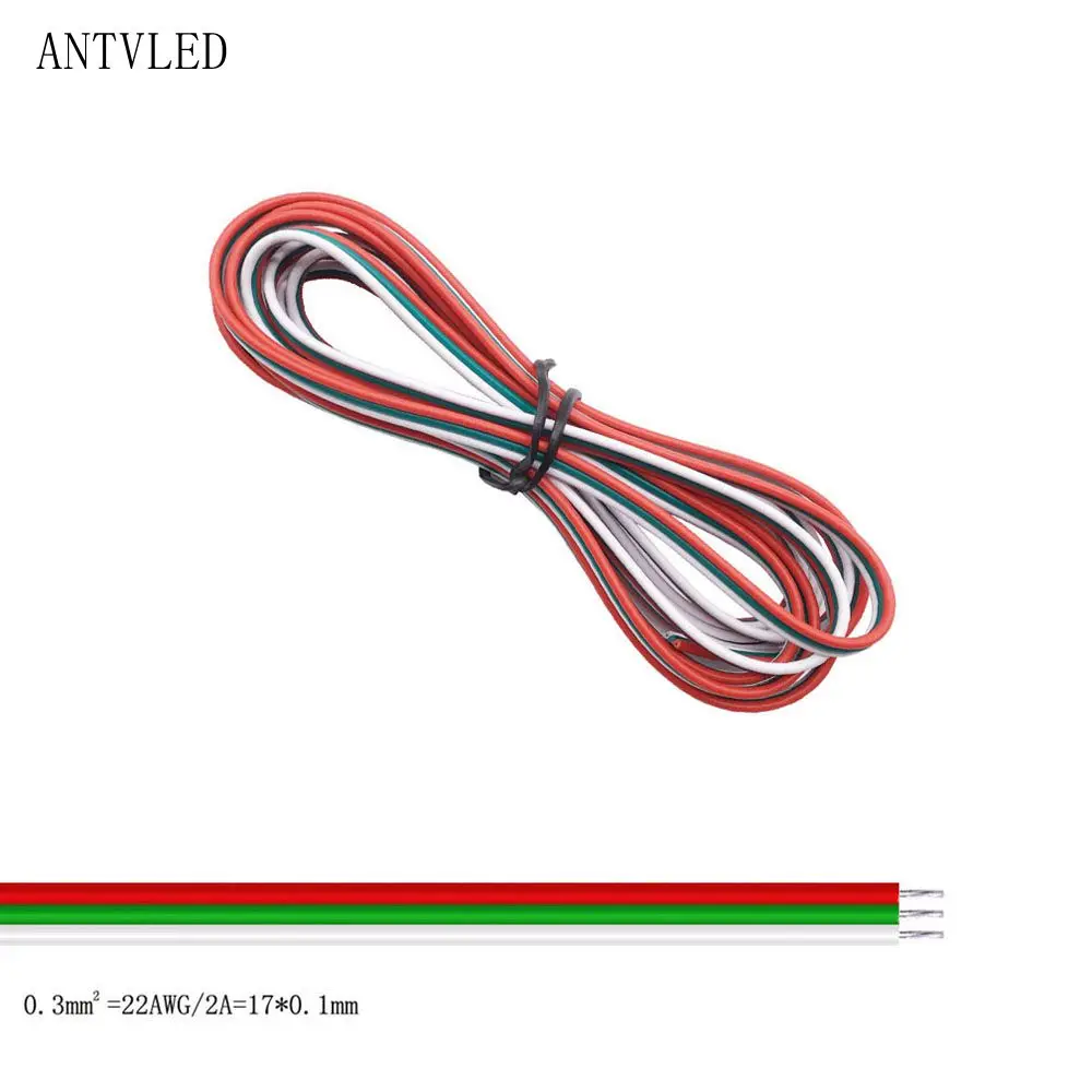 М 22awg светодиодный провод 2pin/3pin/4pin/5pin/6pin - Фотография_3