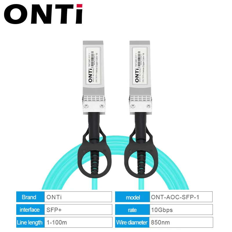 Кабель onti 10g sfp + aoc-10gbase активный оптический кабель sfp - Фотография_5
