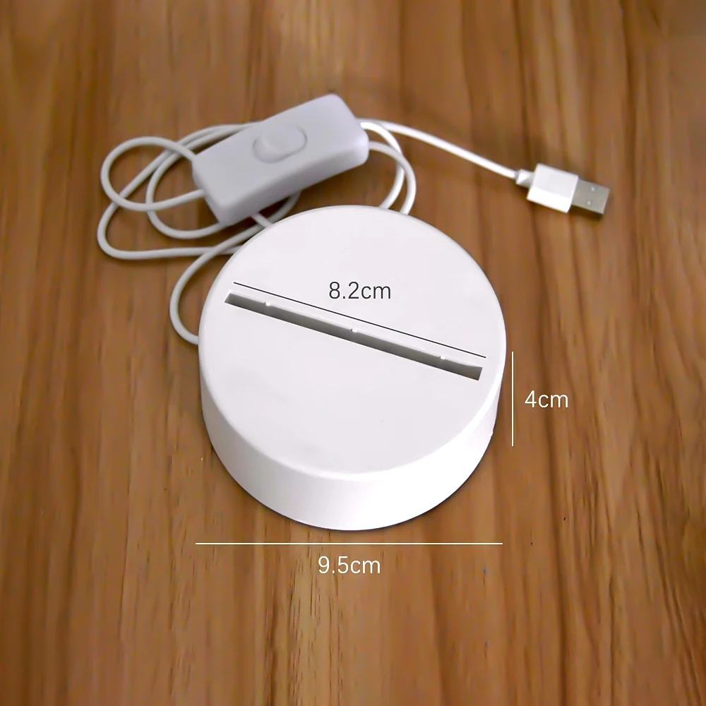 Акриловый светодиодный ночник 3d с питанием от usb - Фотография_2