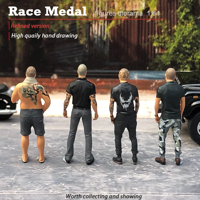 Racemedal персонажи: 1:64 модель куклы