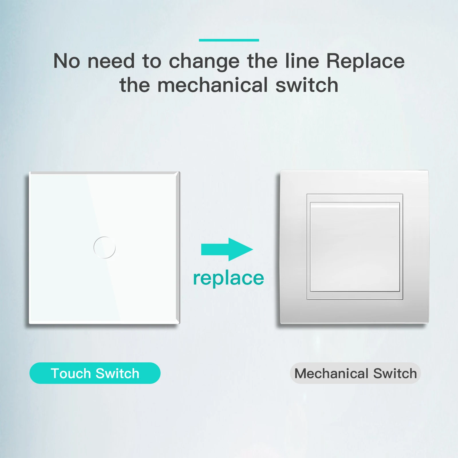 Сенсорные выключатели bseed 1/2/3gang - Фотография_4