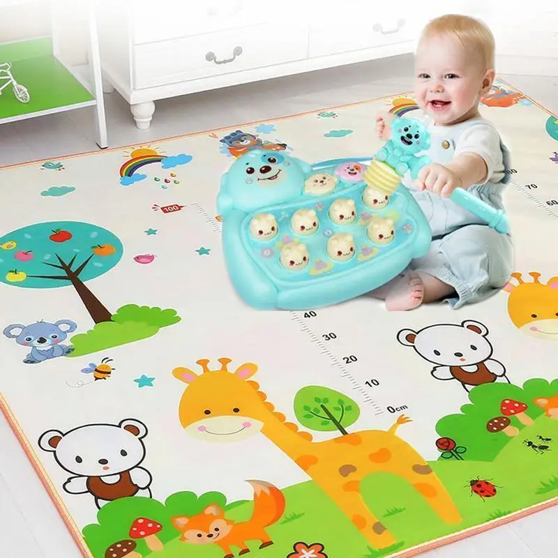 Коврик игровой детский блестящий