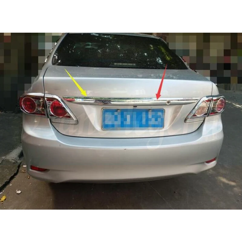 Стайлинг автомобиля для toyota corolla 2011 2012 2013 abs chrome - Фотография_3