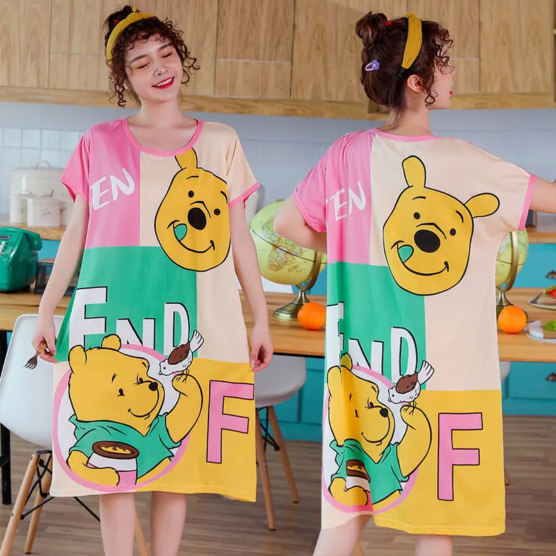 Ночная рубашка с мультяшным принтом - Фотография_6