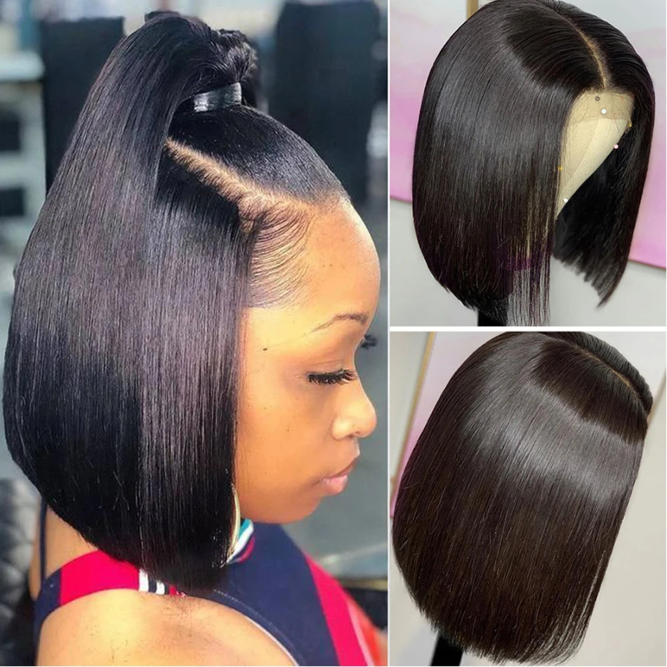 Bone straight короткие парики боб - Фотография_2