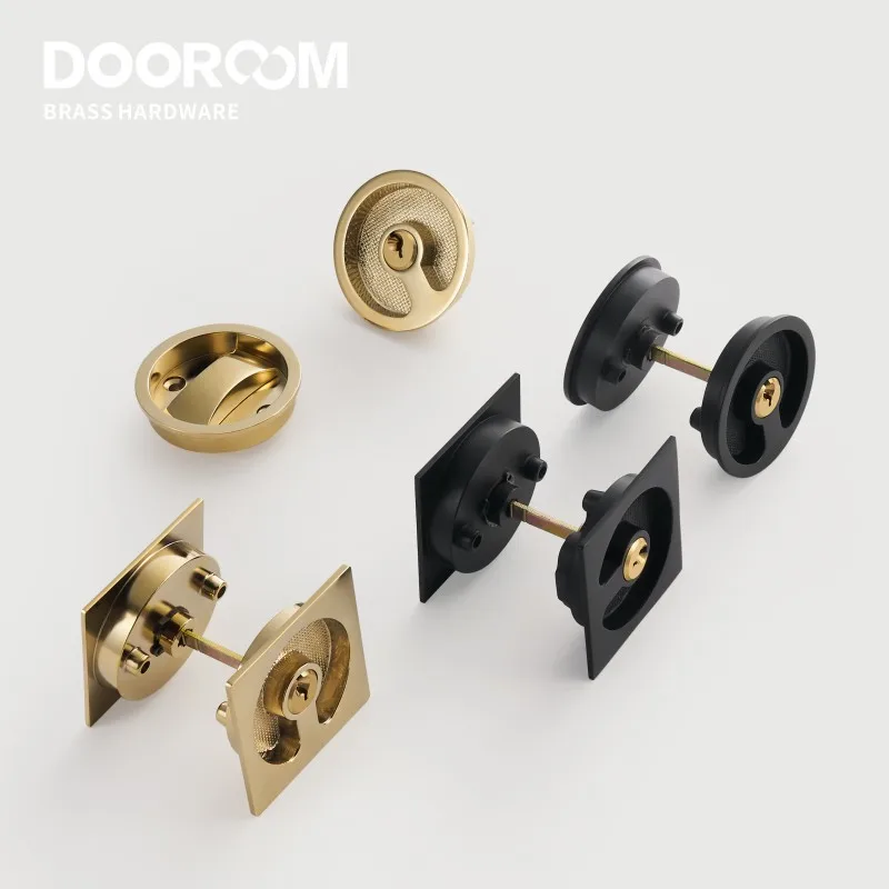 Dooroom латунные раздвижные дверные ручки - Фотография_2