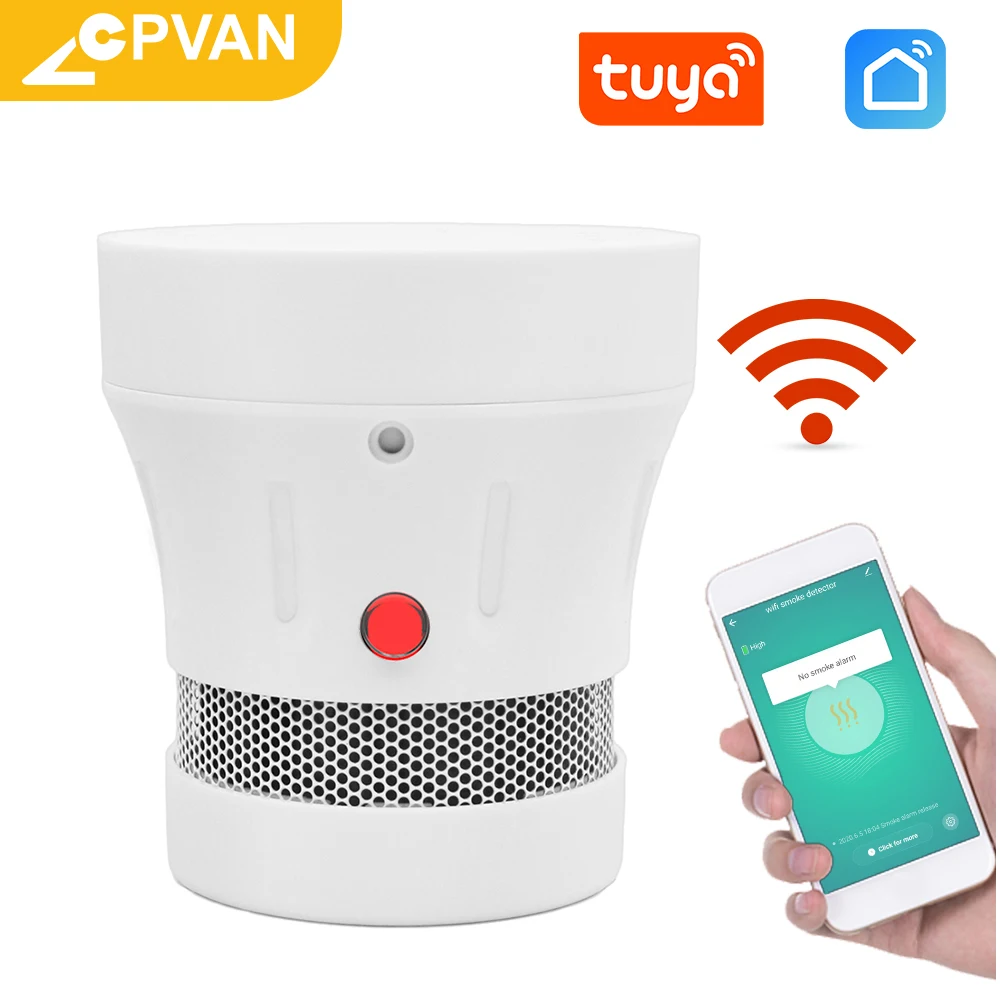 Cpvan wi-fi детектор дыма tuya