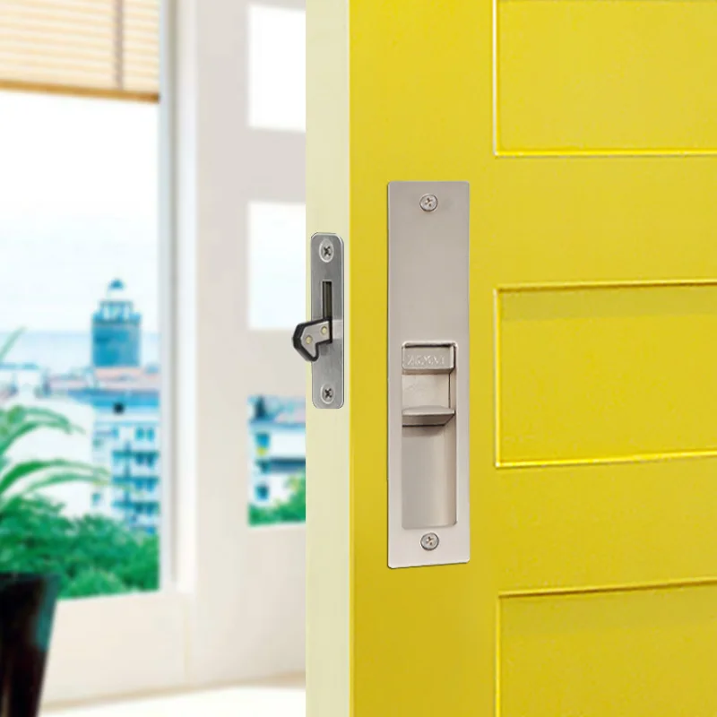 Замок с крючком для раздвижной двери - Фотография_5