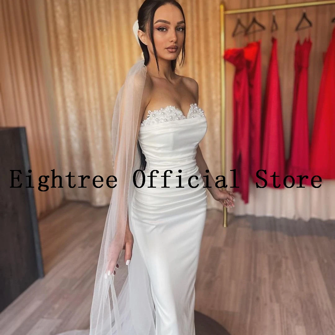 Eightree сексуальные белые свадебные - Фотография_4