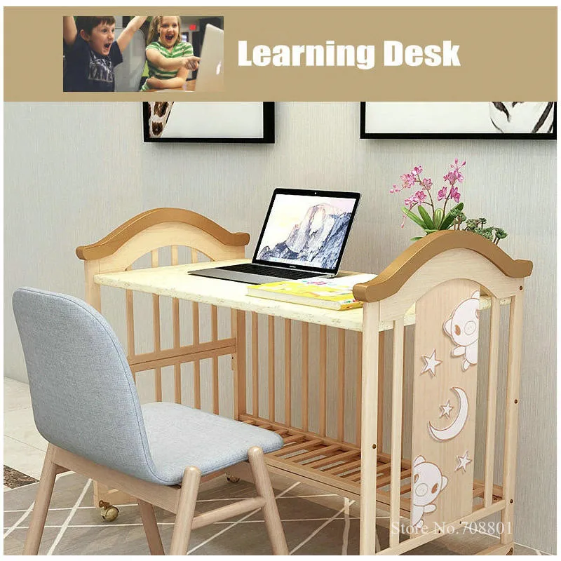 Детская кроватка большого размера с москитной сеткой в подарок - Фотография_2