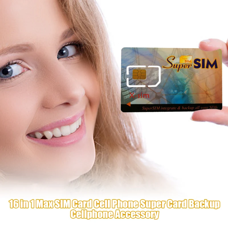 16 в 1 макс. sim-карта сотовый