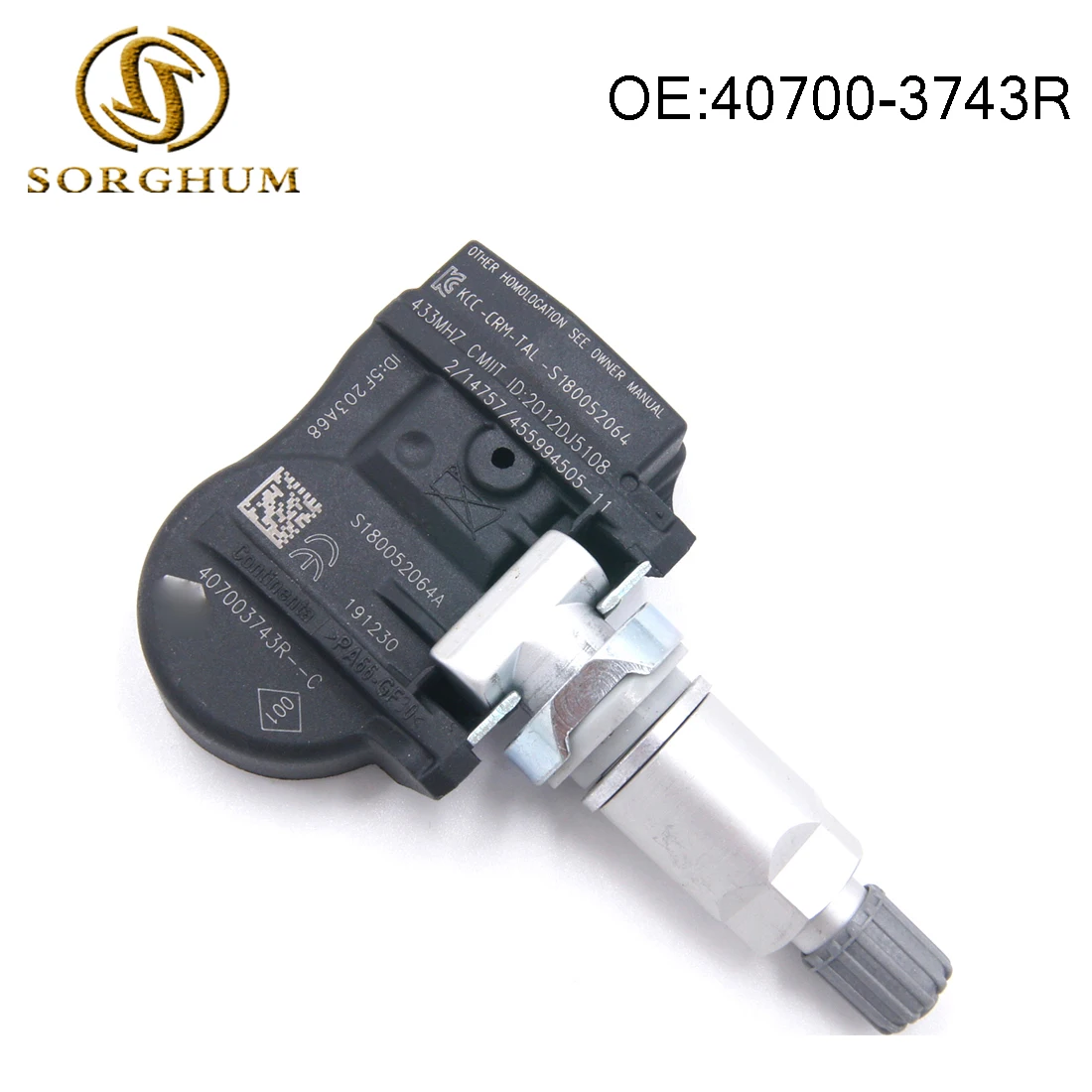 Датчик давления в шинах tpms 40700-3743r