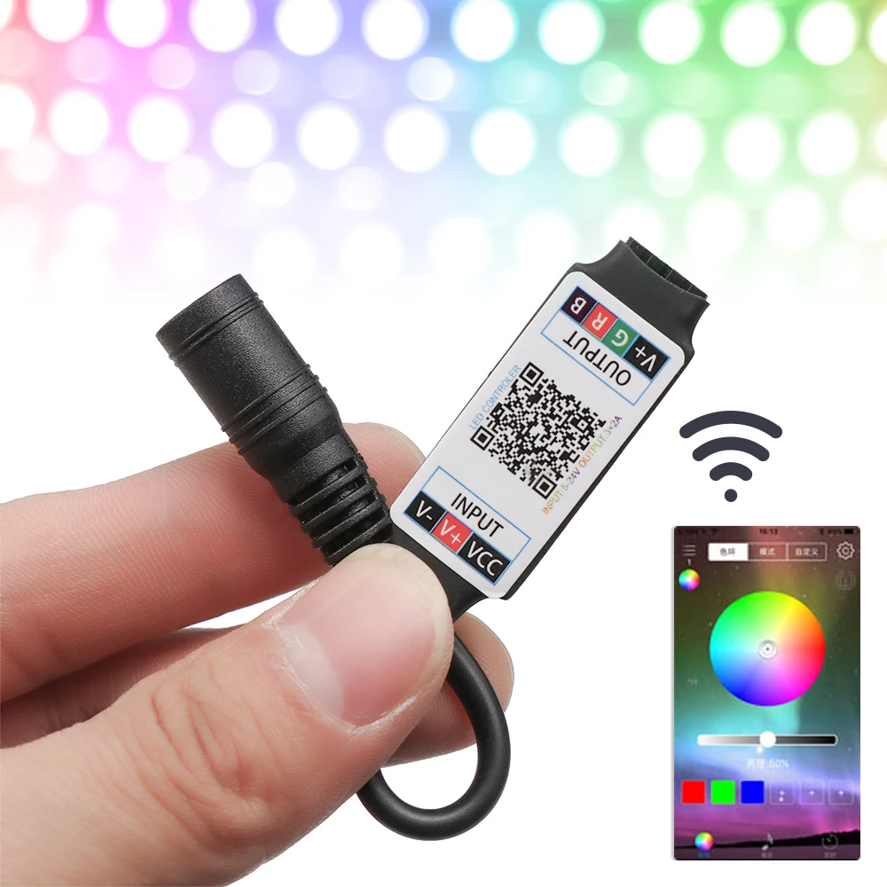 Мини светодиодная лента управления светильник bluetooth rgb - Фотография_2