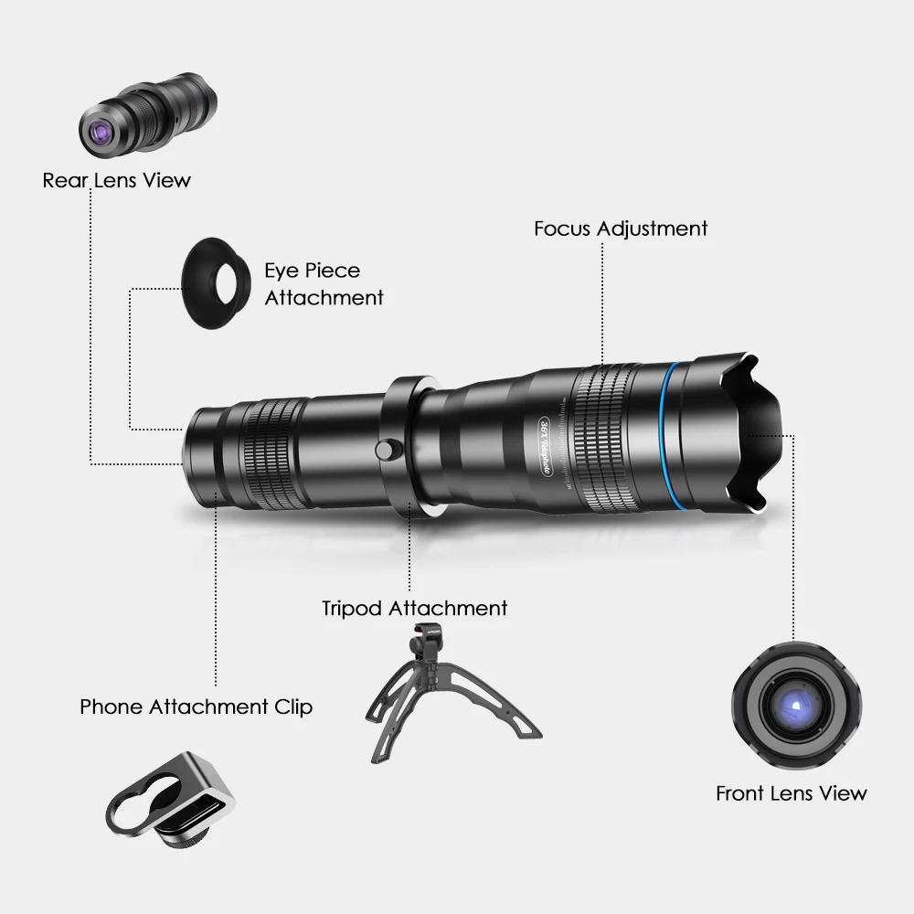 Телеобъектив apexel series hd 36x 60x - Фотография_3