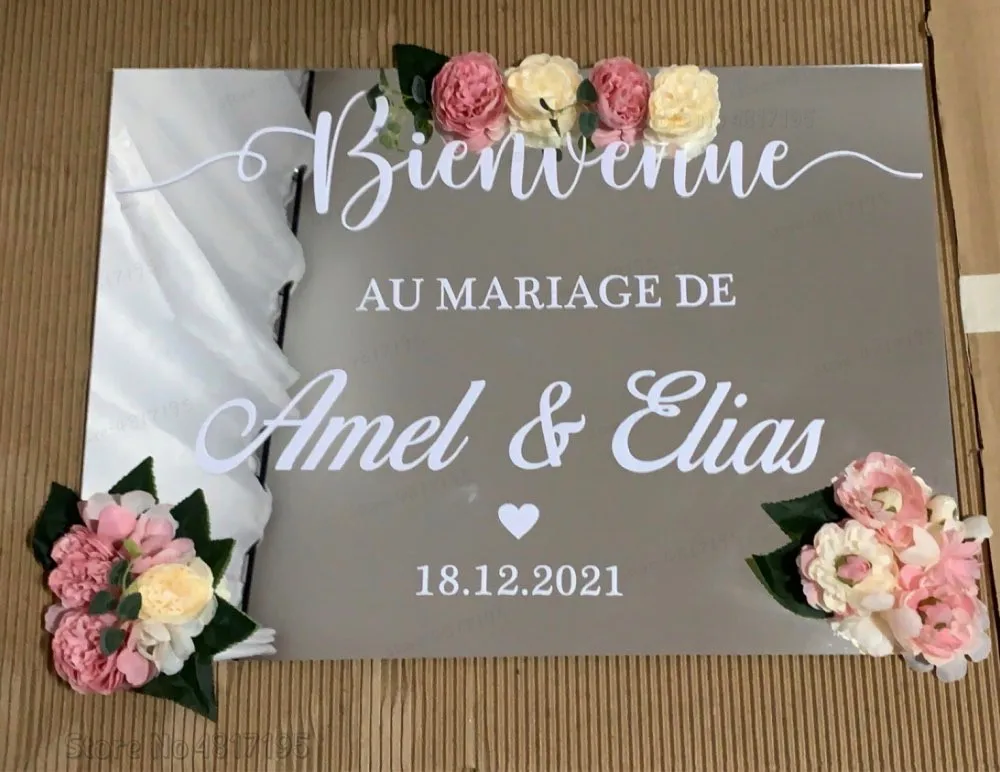 Mariage свадебный знак приветствия - Фотография_4