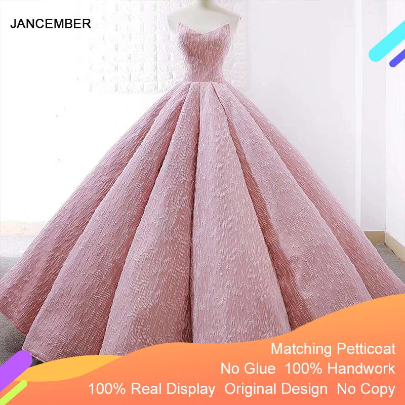 J66675 jancember розовое платье