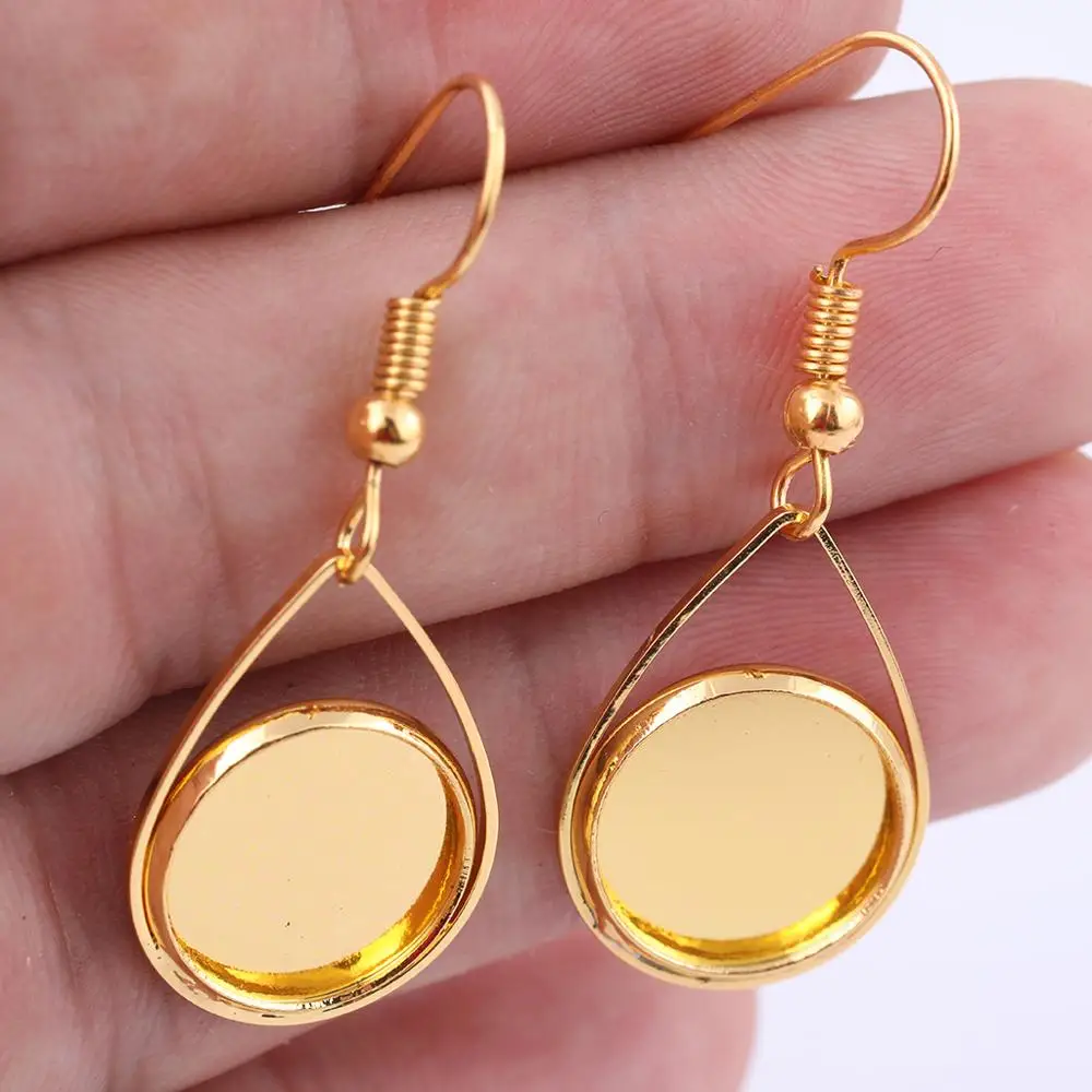 Позолоченный кабошон 12 мм базовые - Фотография_2