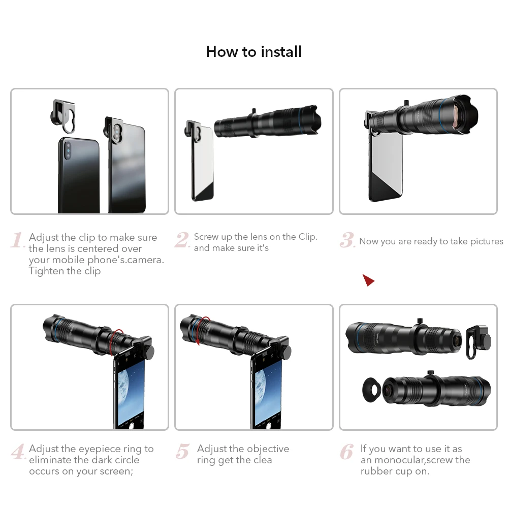 Телеобъектив apexel series hd 36x 60x - Фотография_6
