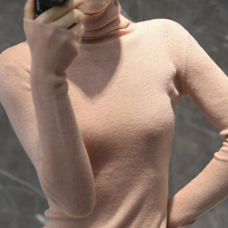 Женская тонкая водолазка - Фотография_3