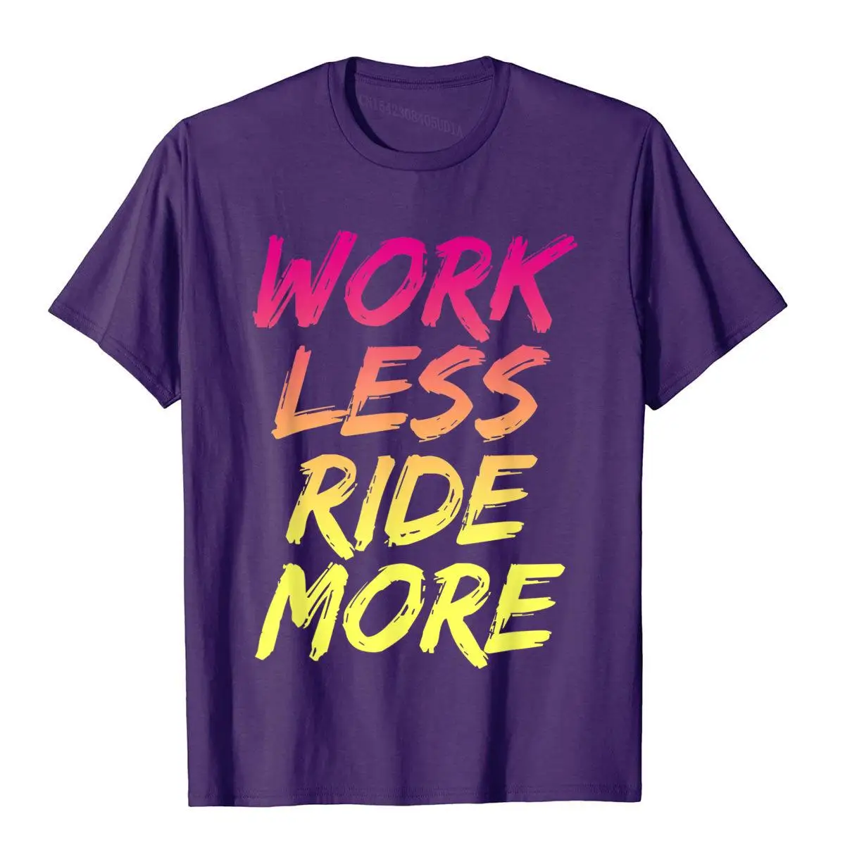 Футболка с надписью «work less ride more» - Фотография_2