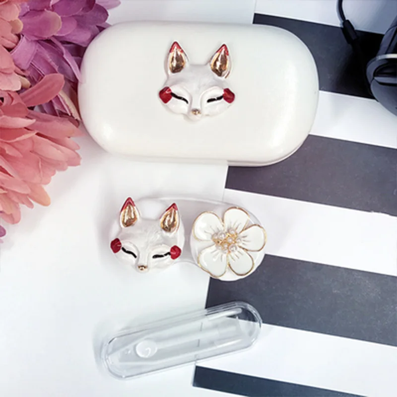 Милый футляр для контактных линз для женщин - Фотография_5