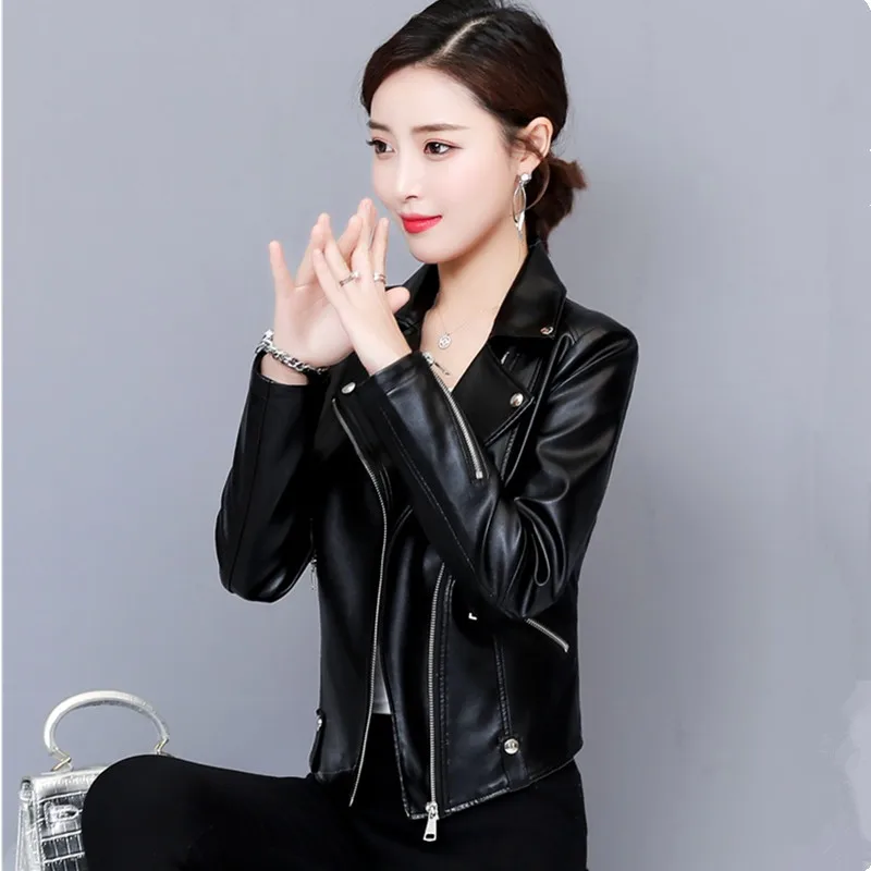 Куртка tnlnzhyz женская из натуральной кожи - Фотография_4