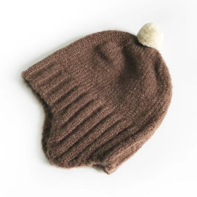 Милая детская шапка вязаная шапка - Фотография_5