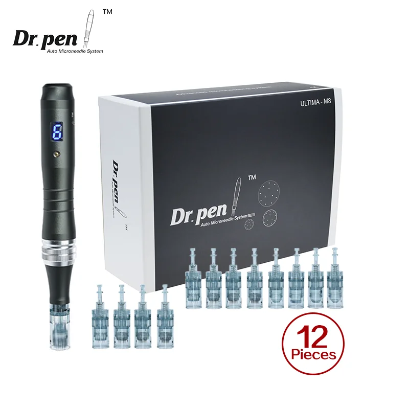 Аутентичная микроигла dr pen ultima m8 с 12 шт. игл