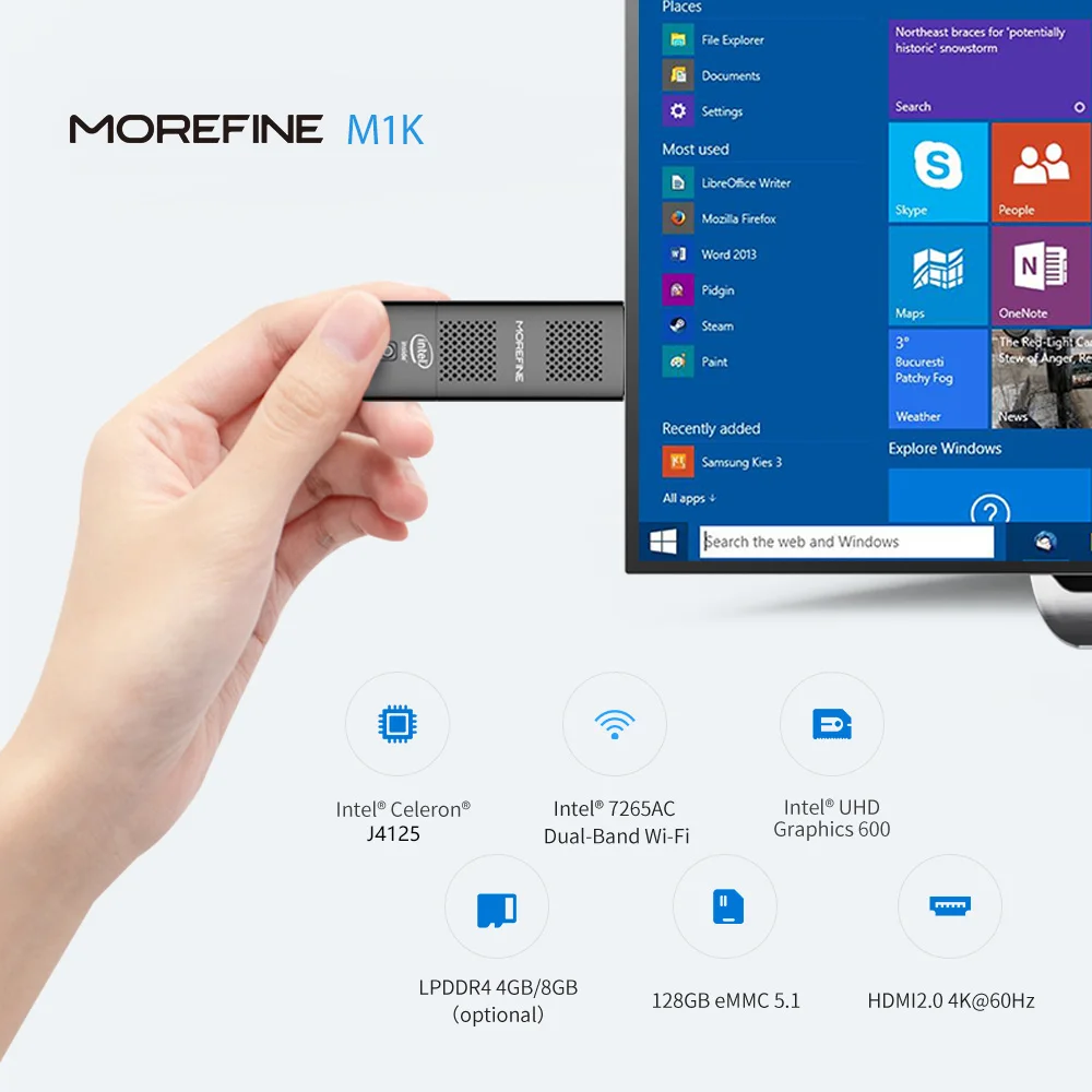 Мини-пк m1k windows 11 - Фотография_4