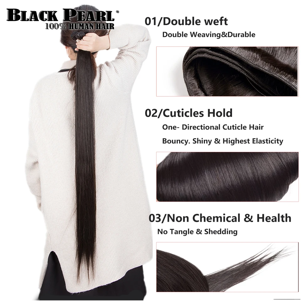 Бразильские прямые человеческие волосы - Фотография_4