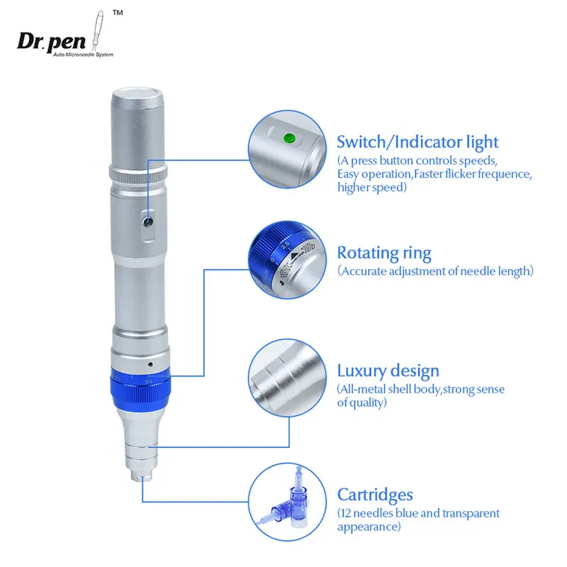 Оригинальная ручка dr pen a6 microneedling - Фотография_3