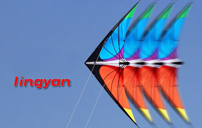 Спорт на открытом воздухе для взрослых power stunt kite dual line 1 - Фотография_6
