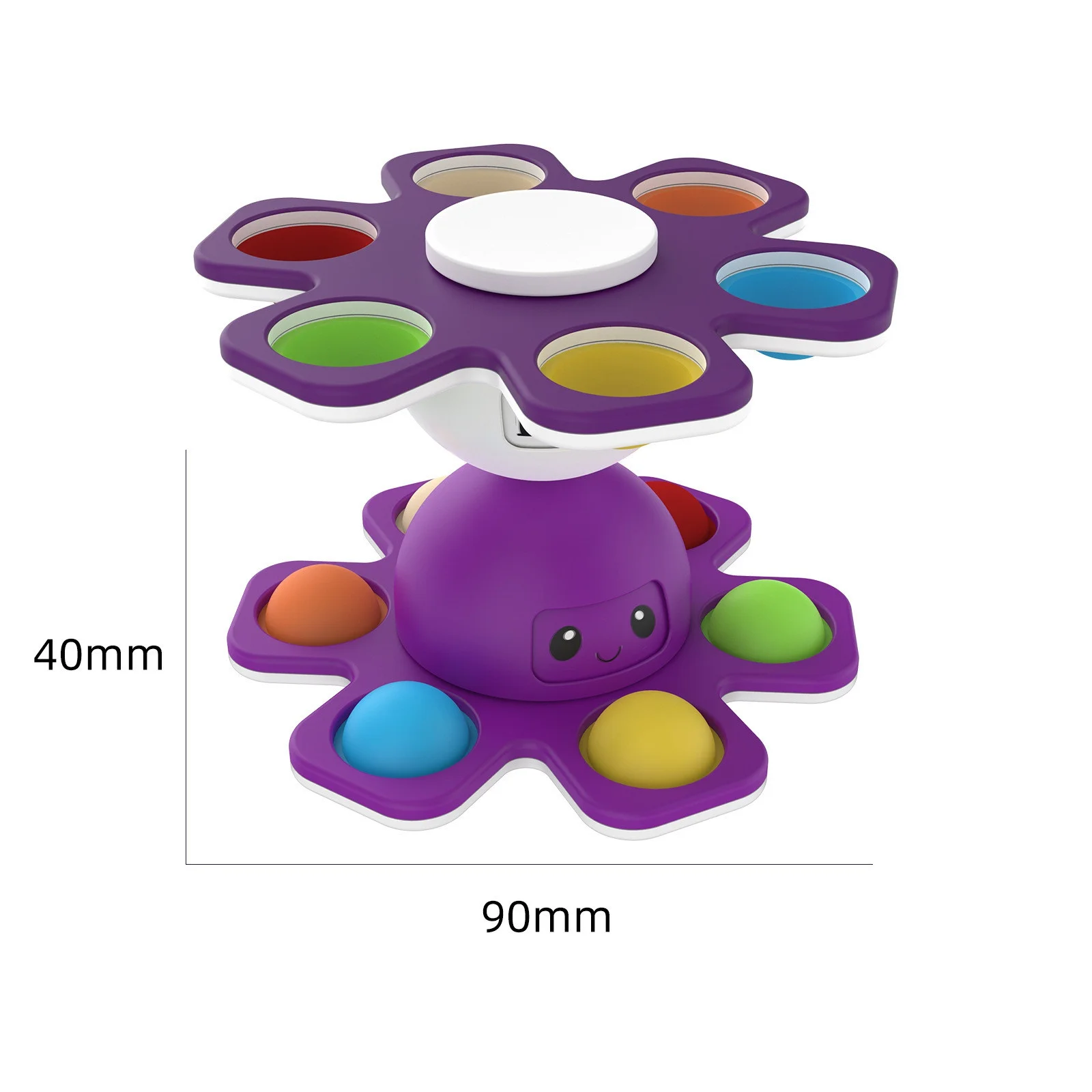 Новый антистрессовый push bubble fidget spinner - Фотография_4