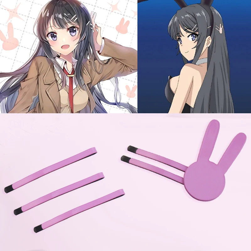 Заколка для волос в стиле аниме серия seishun buta yarou sakurajima mai