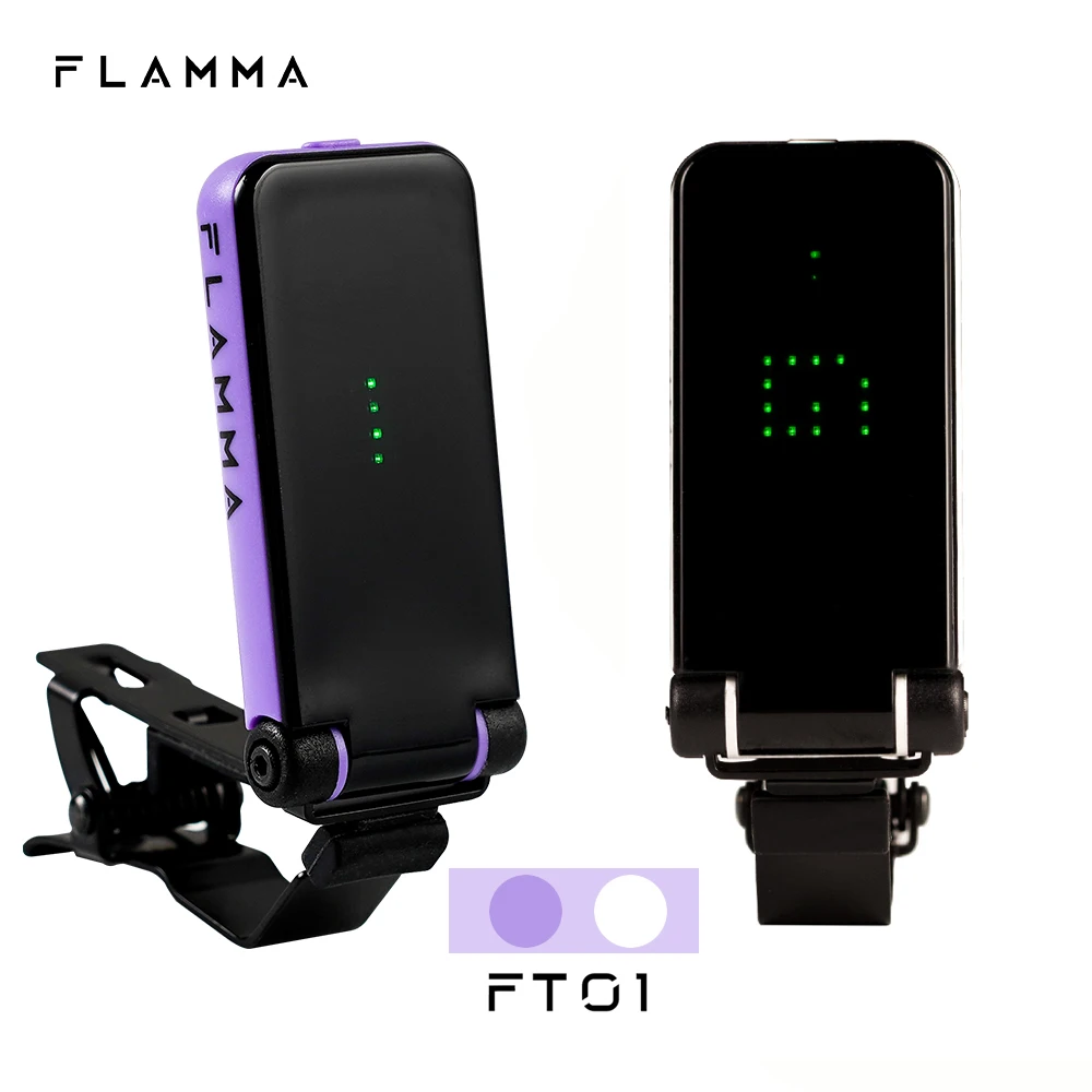 Зажим-тюнер flamma ft01 для электроакустической гитары - Фотография_5
