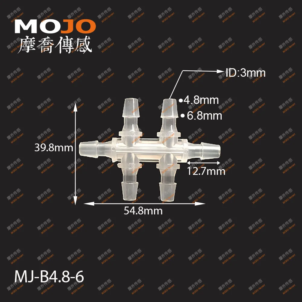 Mj-b4.8-6 pp пластиковые соединители для шлангов 4 - Фотография_2