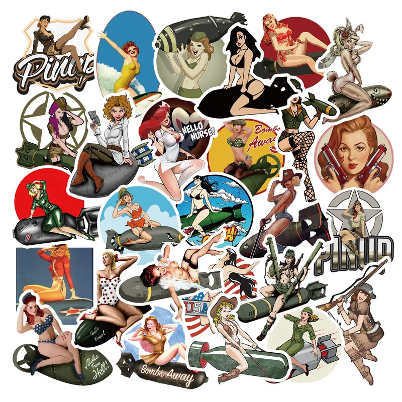 Ретро второй мировой войны pin-up