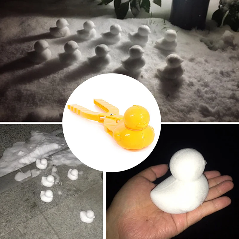 Утка форма снежок чайник пластик клип