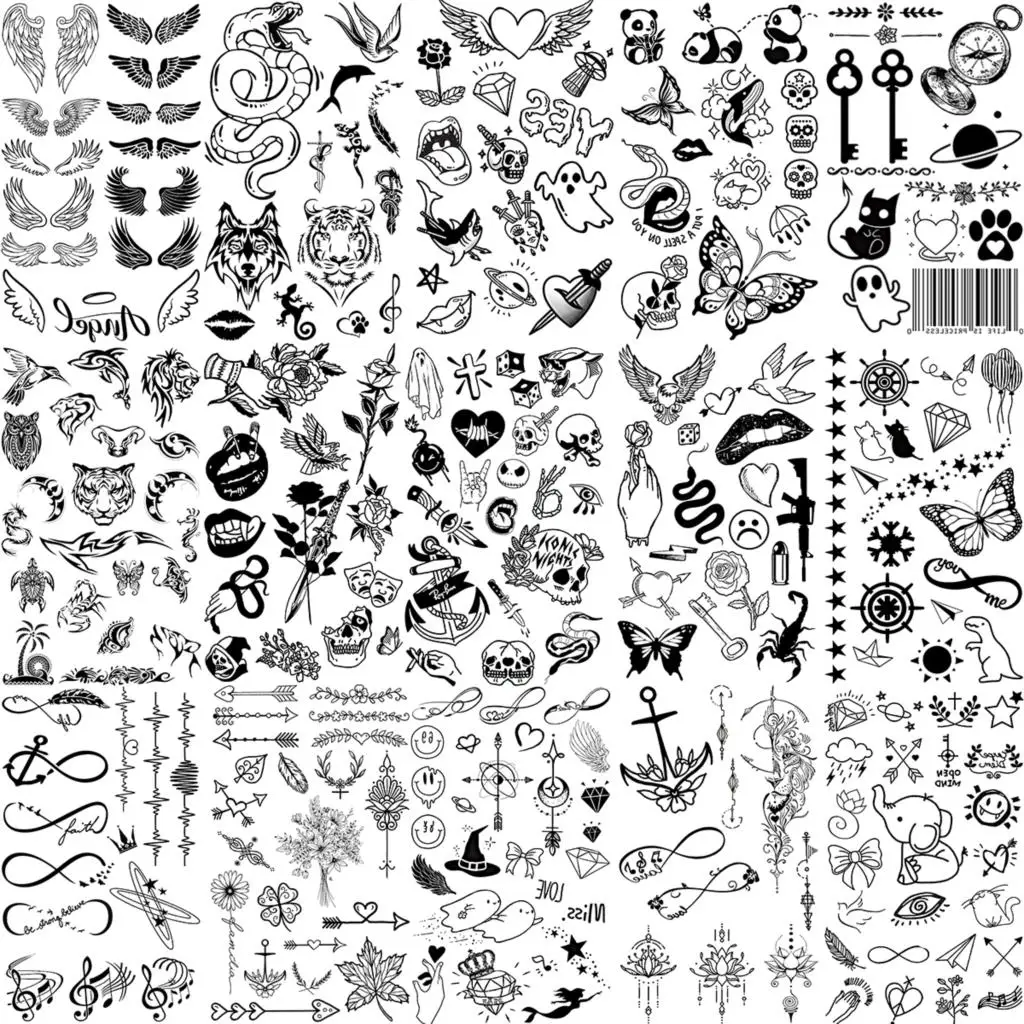 Маленькие крылья череп бесконечность