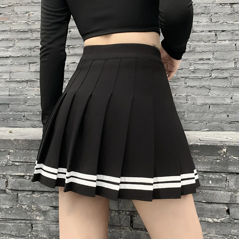 Винтажная лоскутная юбка в корейском стиле harajuku jk - Фотография_2