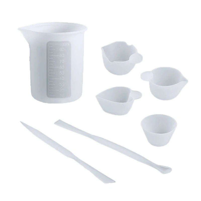 Набор многоразовых мерных стаканчиков для смешивания смолы - Фотография_5