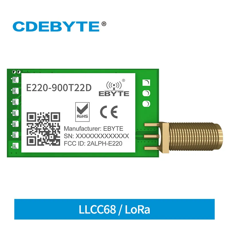 Lora 868 мгц 915 мгц llcc68 беспроводной