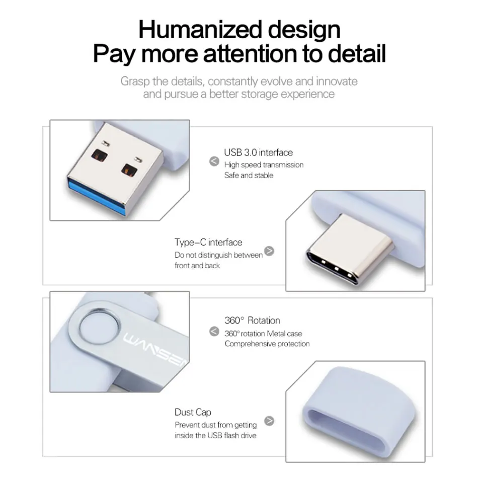 Новый флэш-накопитель wansenda usb 3 - Фотография_3